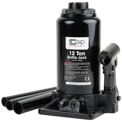 SIP 12 TON Bottle Jack - 03658 - SIP-03658 - SIP Tools UK - Trade Counter Direct