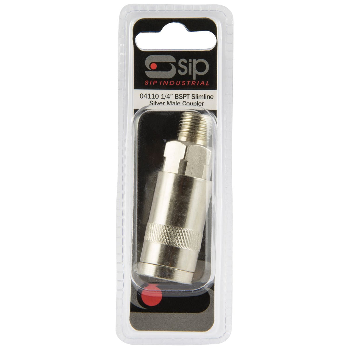 SIP 1/4" Display Pack Slimline Male Coupler - 04110 - SIP-04110 - SIP Tools UK - Trade Counter Direct