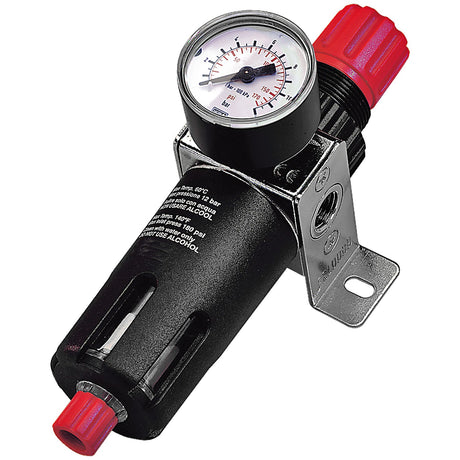 SIP 1/4" Filter Regulator with Gauge - SIP-07526 - SIP Tools UK - Trade Counter Direct
