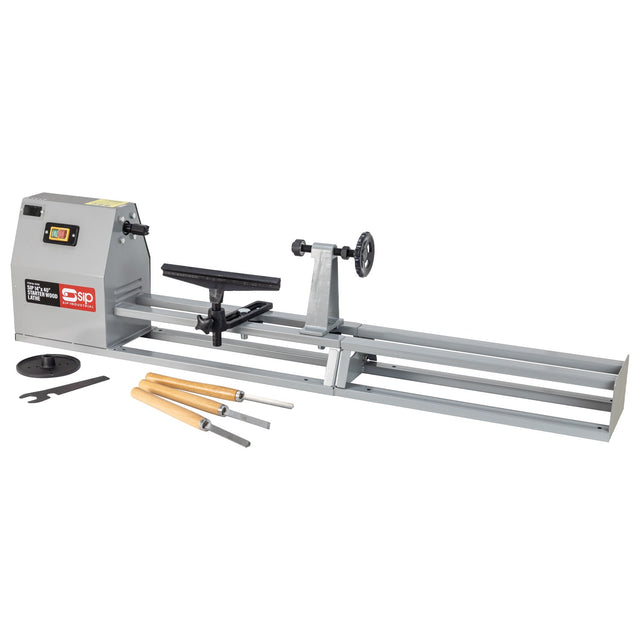 SIP 14" x 40" Starter Wood Lathe with 3pc Chisel Kit - SIP-01458 - SIP Tools UK - Trade Counter Direct
