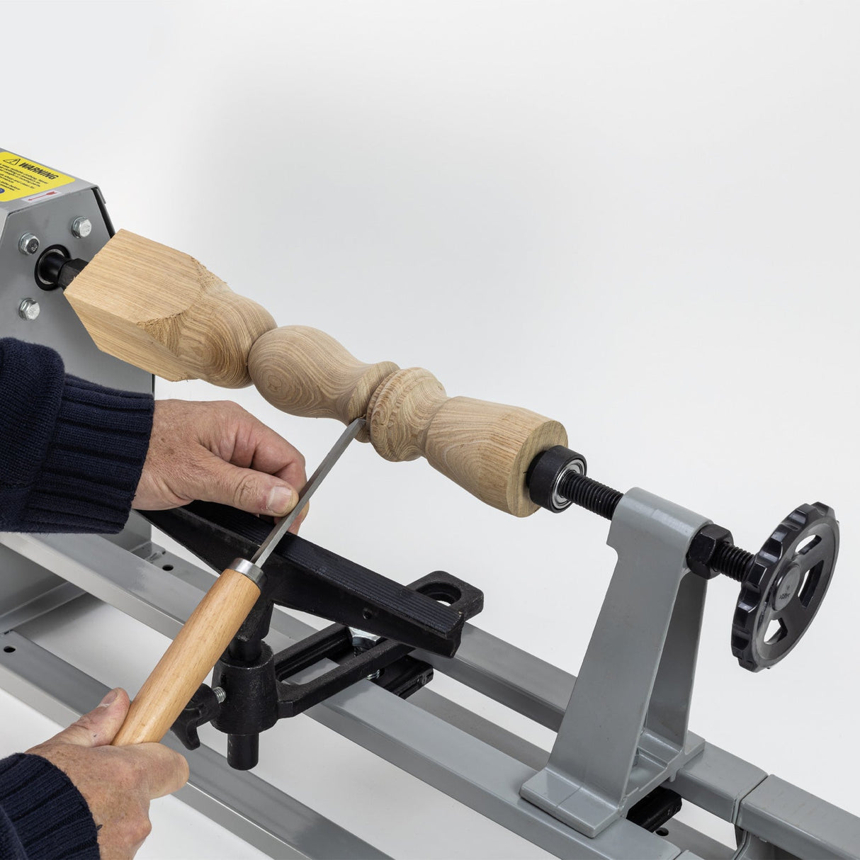 SIP 14" x 40" Starter Wood Lathe with 3pc Chisel Kit - SIP-01458 - SIP Tools UK - Trade Counter Direct