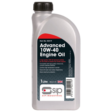 SIP 1ltr Advanced Engine Oil - SIP-02419 - SIP Tools UK - Trade Counter Direct