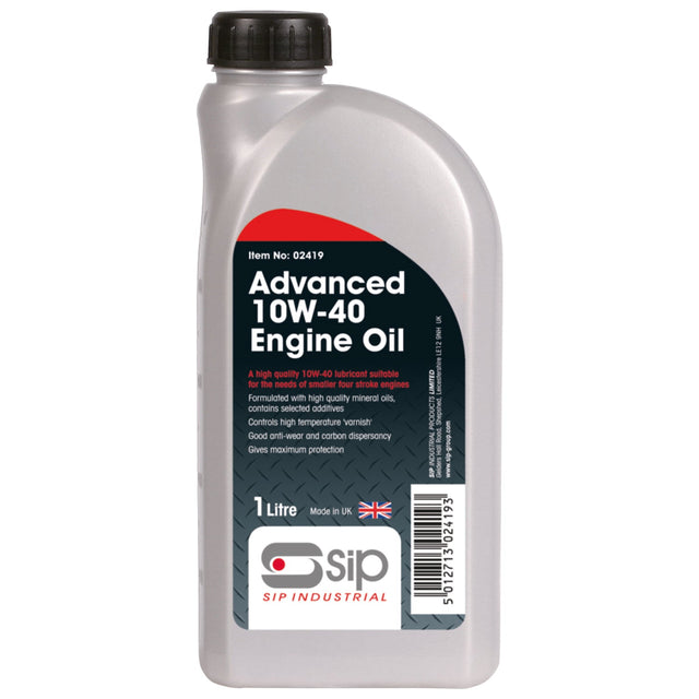 SIP 1ltr Advanced Engine Oil - SIP-02419 - SIP Tools UK - Trade Counter Direct
