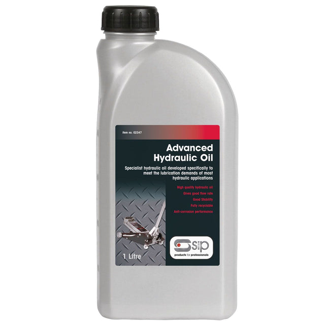 SIP 1ltr Advanced Hydraulic Oil - 02347 - SIP-02347 - SIP Tools UK - Trade Counter Direct