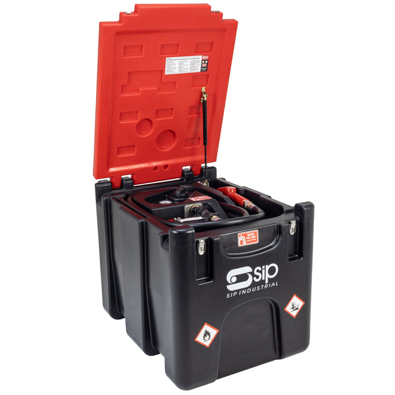 SIP 200ltr Portable Diesel Tank with High-Flow 12v Transfer Pump - SIP-06950 - SIP Tools UK - Trade Counter Direct
