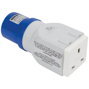 SIP 230v 13A/16A Socket Adaptor - 04592 - SIP-04592 - SIP Tools UK - Trade Counter Direct