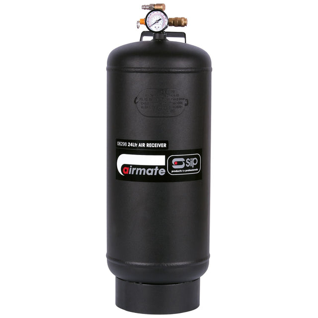 SIP 24ltr Portable Air Receiver - 06298 - SIP-06298 - SIP Tools UK - Trade Counter Direct