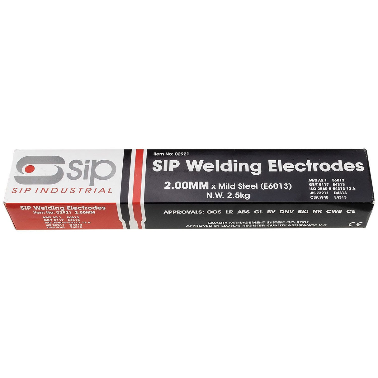 SIP 2.5kg x 2mm 6013 Mild Steel Electrodes - 02921 - SIP-02921 - SIP Tools UK - Trade Counter Direct