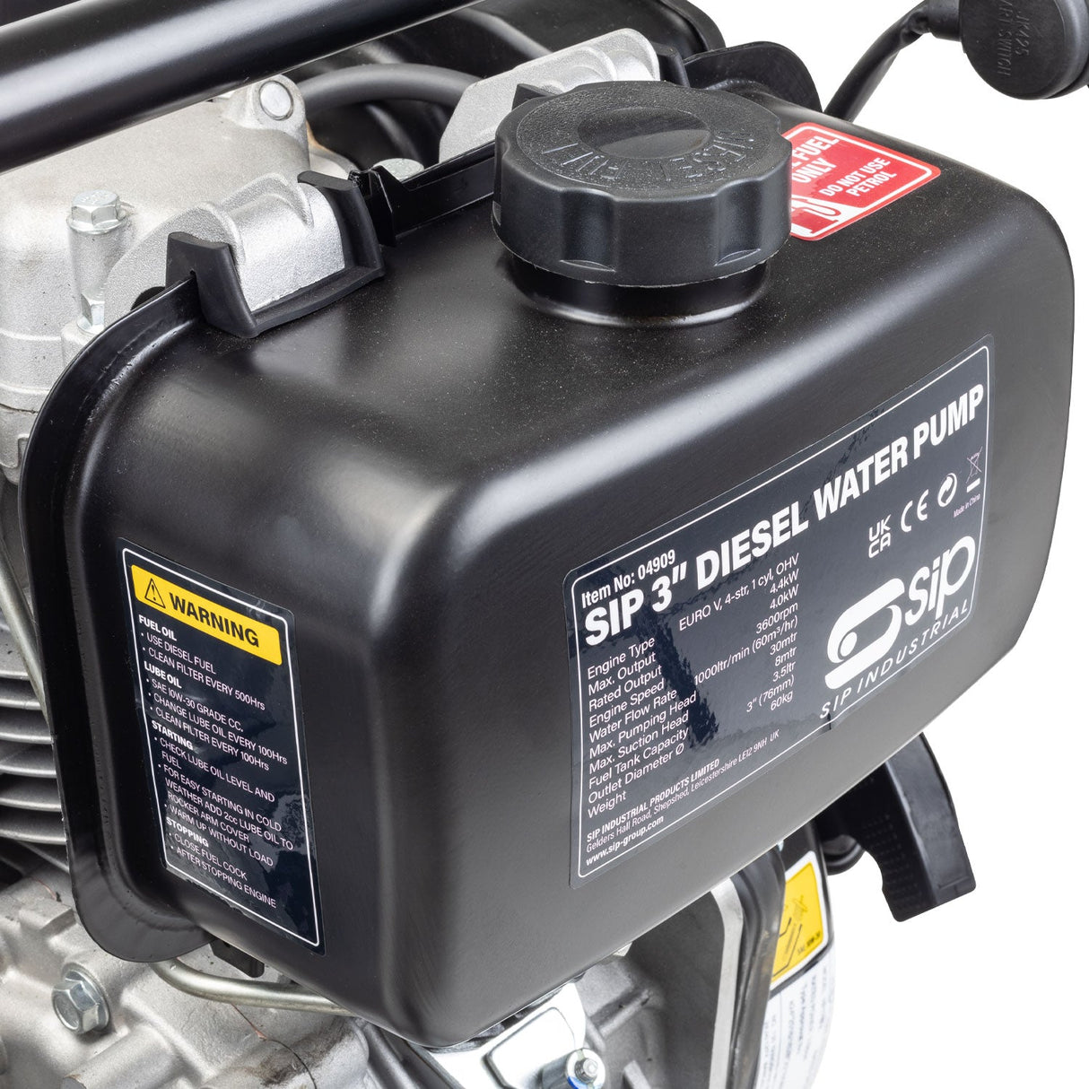 SIP 3" Diesel Water Pump - SIP-04909 - SIP Tools UK - Trade Counter Direct