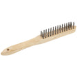 SIP 3-Row Mild Steel Wire Brush - SIP-04173 - SIP Tools UK - Trade Counter Direct