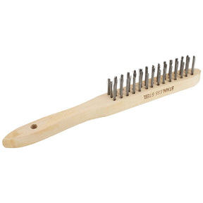 SIP 3-Row Stainless Steel Wire Brush - SIP-04169 - SIP Tools UK - Trade Counter Direct