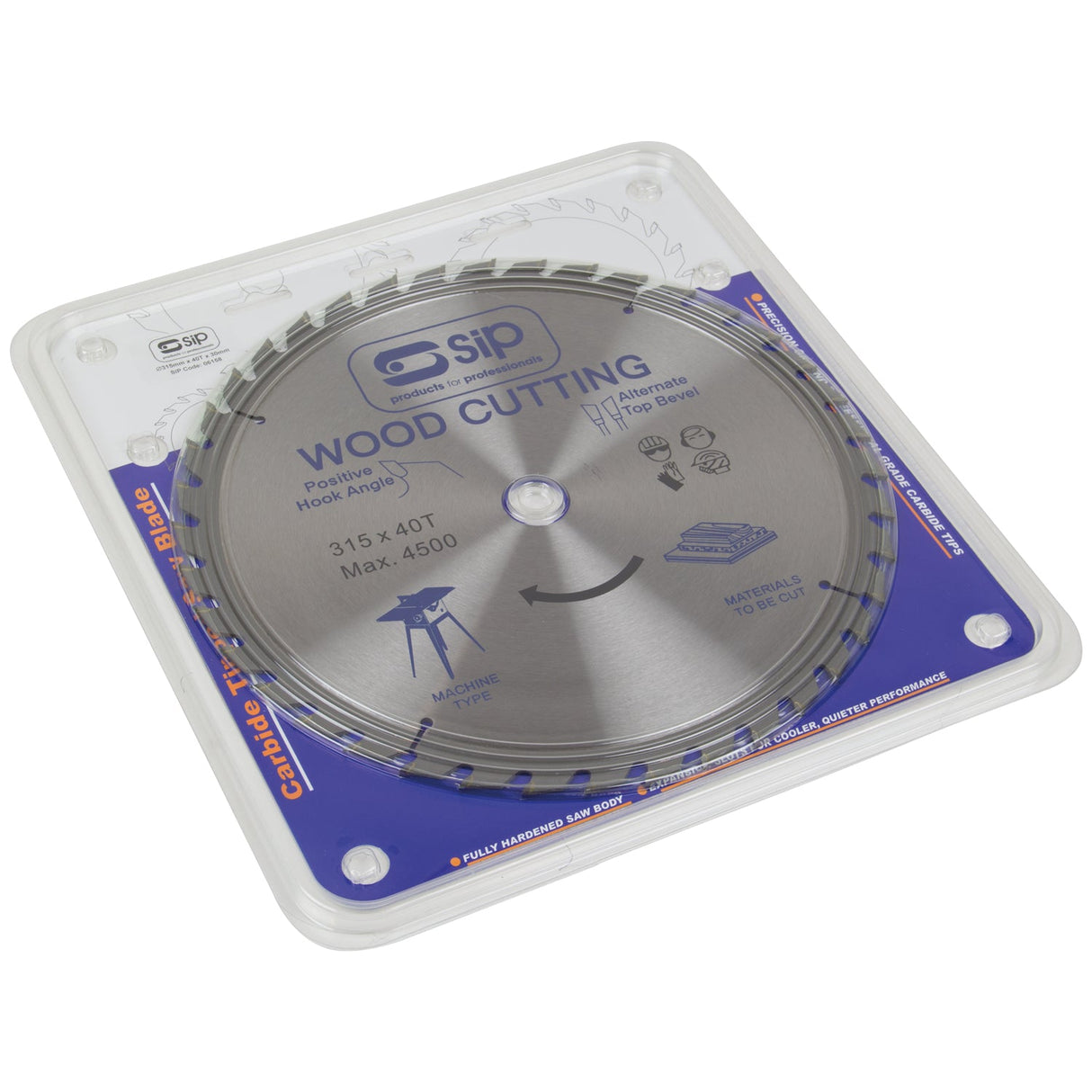SIP 315mm x 30mm TCT 40T Circular Saw Blade - SIP-06158 - SIP Tools UK - Trade Counter Direct