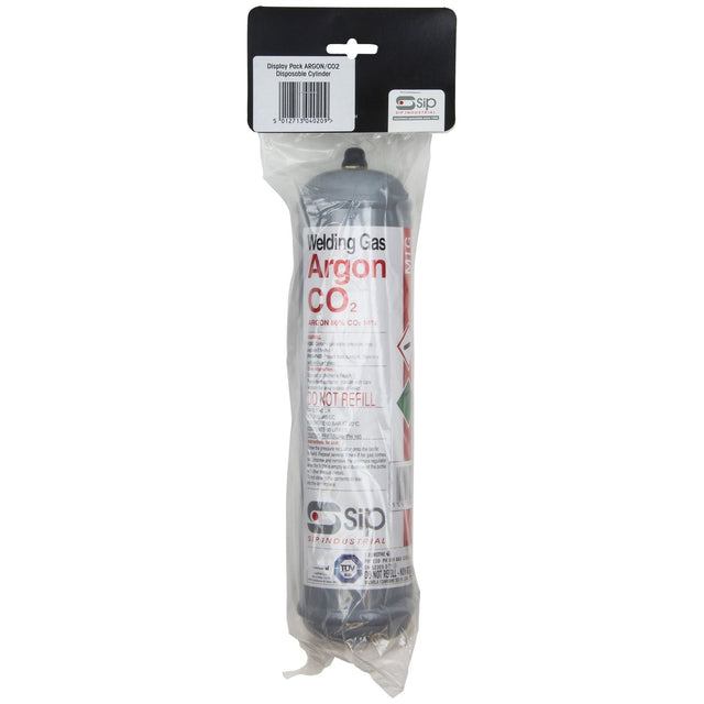 SIP 390g Argon/CO2 Disposable Gas Bottle Pack - 04020 - SIP-04020 - SIP Tools UK - Trade Counter Direct