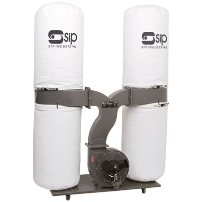 SIP 3HP Double Bag Dust Collector - 01956 - SIP-01956 - SIP Tools UK - Trade Counter Direct