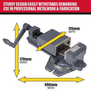 SIP 4" Swivel Machine Vice - SIP-01728 - SIP Tools UK - Trade Counter Direct