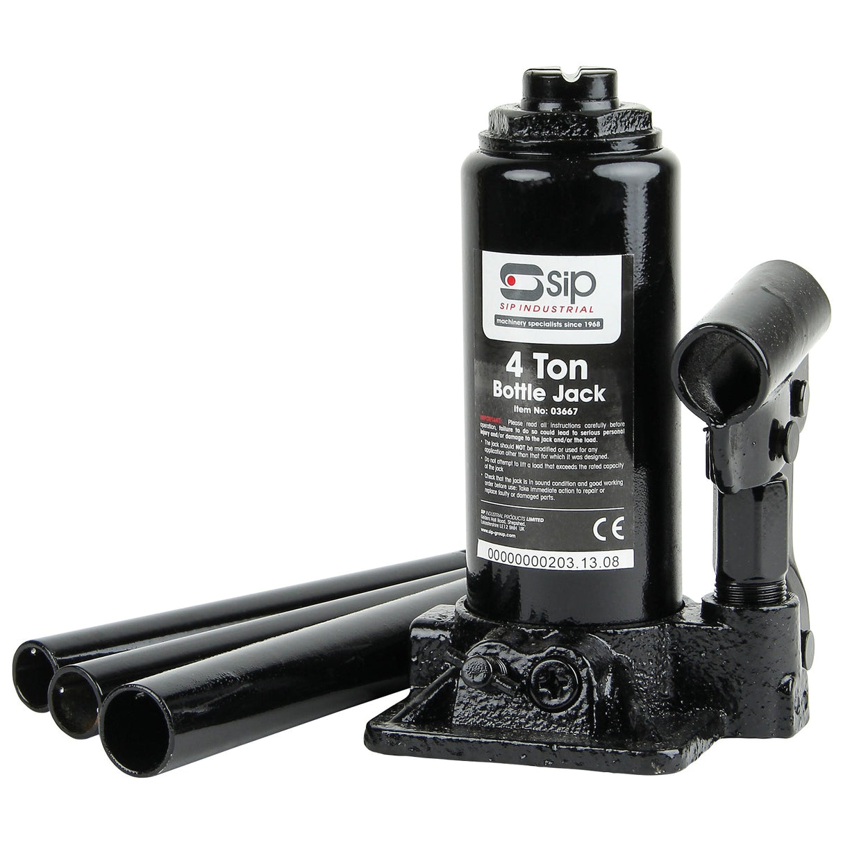 SIP 4 TON Bottle Jack - SIP-03667 - SIP Tools UK - Trade Counter Direct