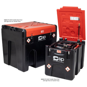 SIP 430ltr Portable Diesel Tank with High-Flow 12v Transfer Pump - SIP-06951 - SIP Tools UK - Trade Counter Direct
