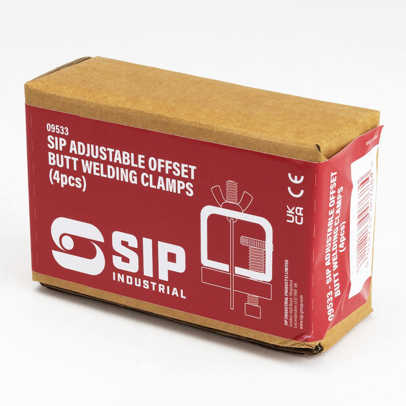 SIP 4pc Adjustable Offset Butt Welding Clamps - SIP-09533 - SIP Tools UK - Trade Counter Direct