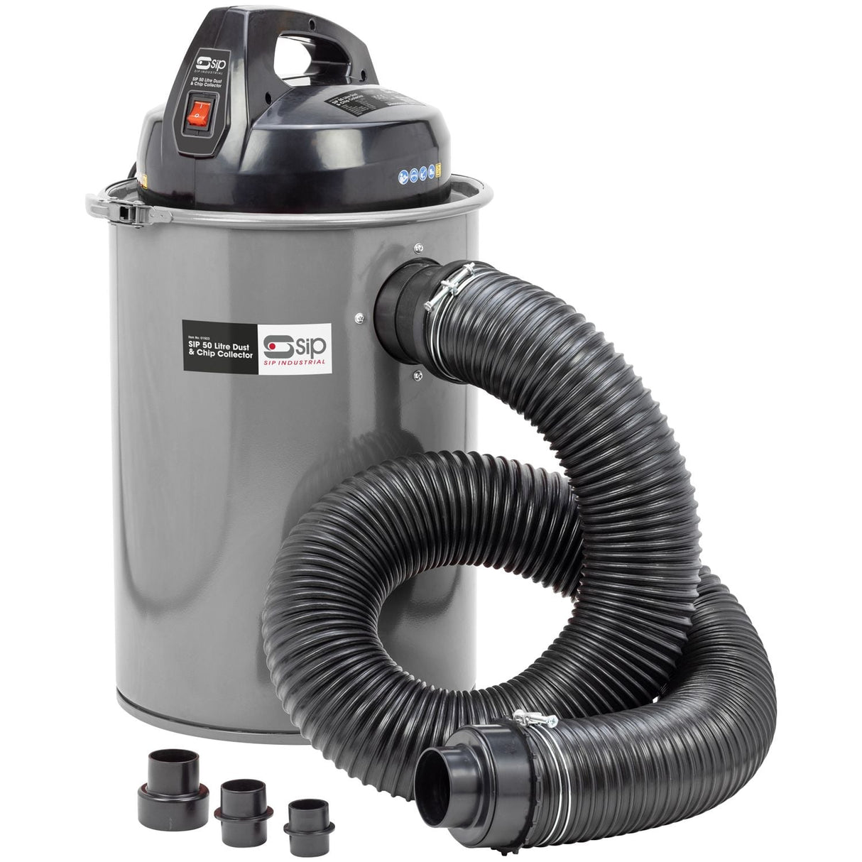 SIP 50ltr Dust & Chip Collector - 01923 - SIP-01923 - SIP Tools UK - Trade Counter Direct