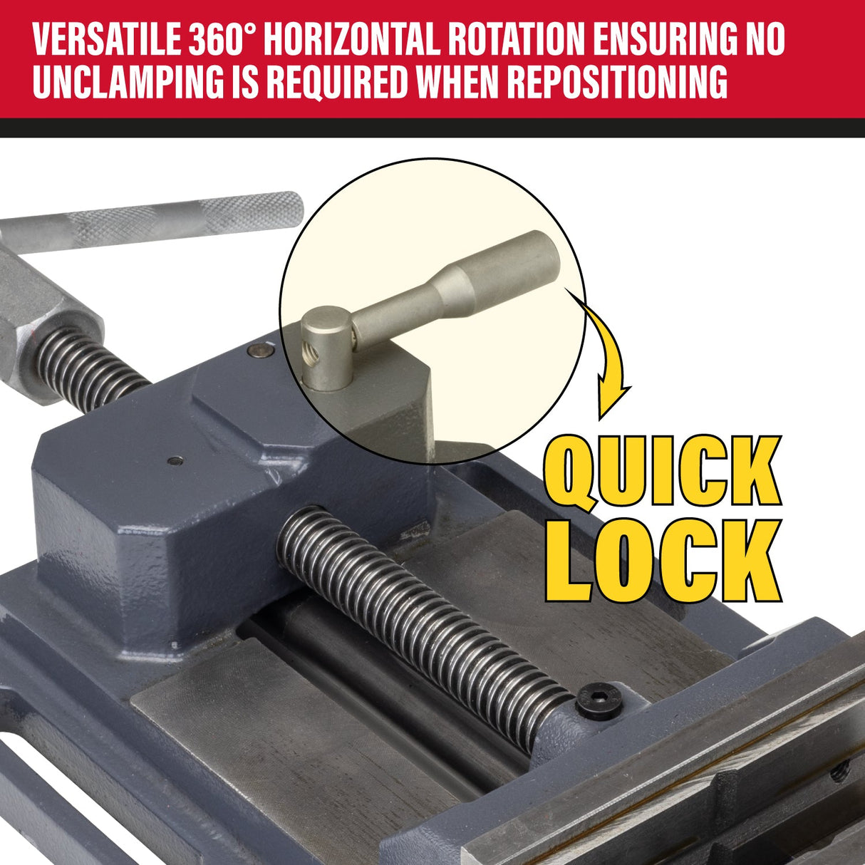 SIP 5.5" Quick Lock Machine Vice - SIP-01730 - SIP Tools UK - Trade Counter Direct