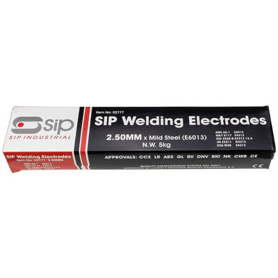 SIP 5kg x 2.5mm 6013 Mild Steel Electrodes - 02777 - SIP-02777 - SIP Tools UK - Trade Counter Direct