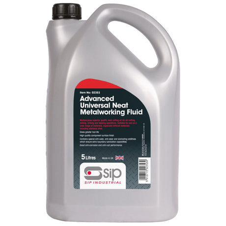 SIP 5ltr Advanced Universal Metalwork Fluid - 02353 - SIP-02353 - SIP Tools UK - Trade Counter Direct