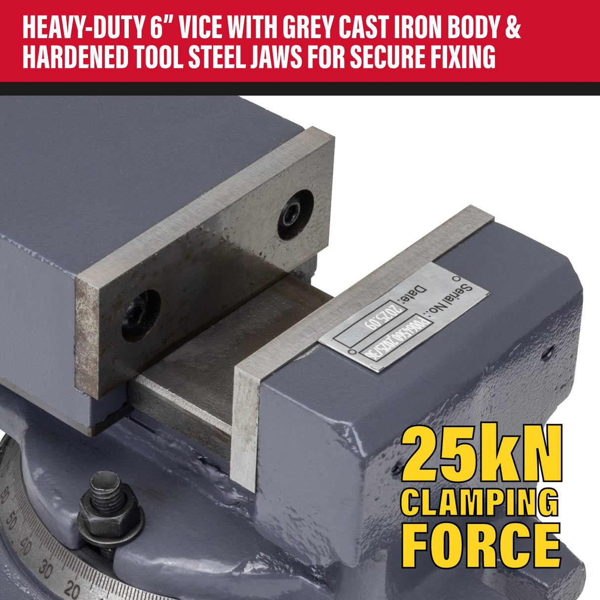 SIP 6" Swivel Machine Vice - SIP-01729 - SIP Tools UK - Trade Counter Direct