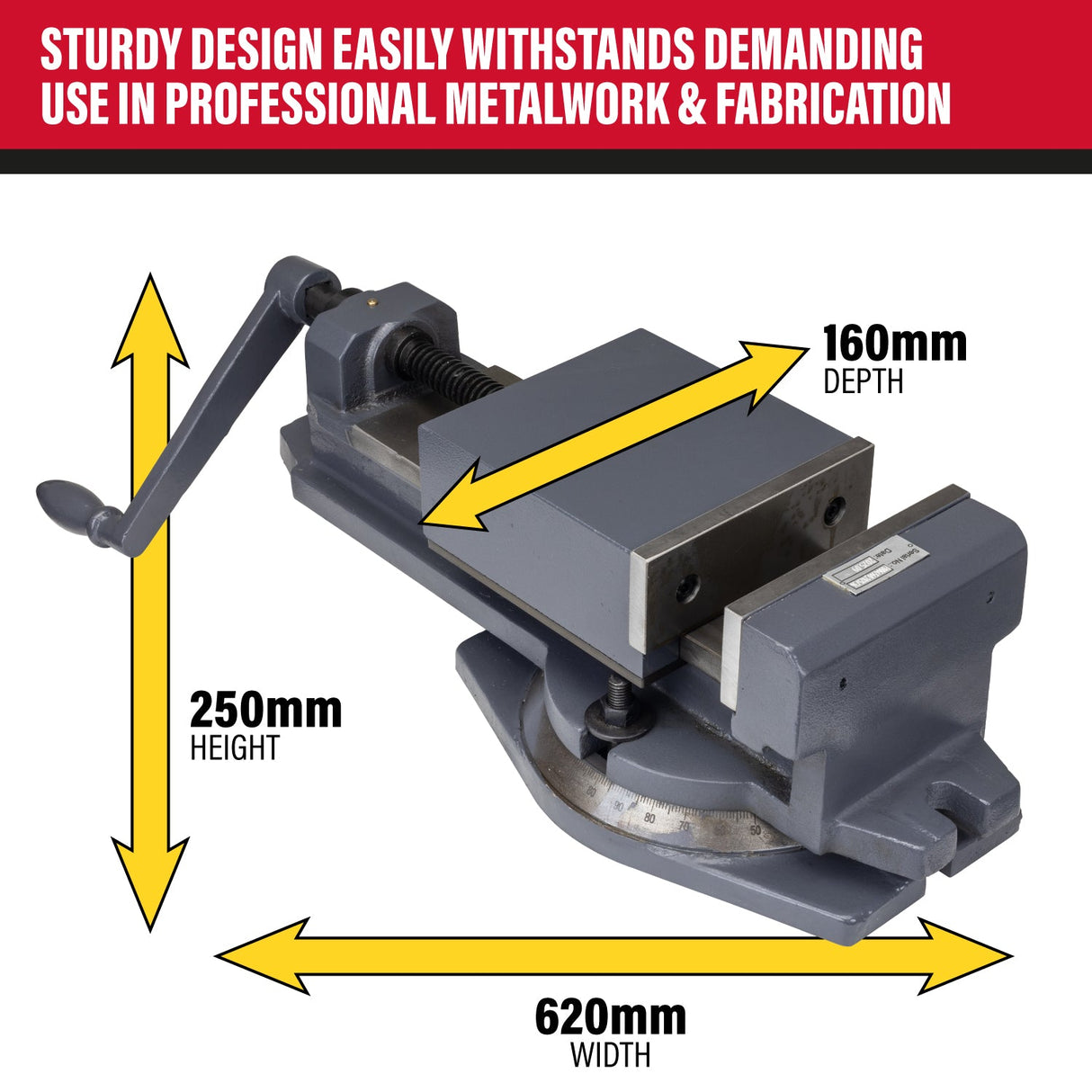 SIP 6" Swivel Machine Vice - SIP-01729 - SIP Tools UK - Trade Counter Direct