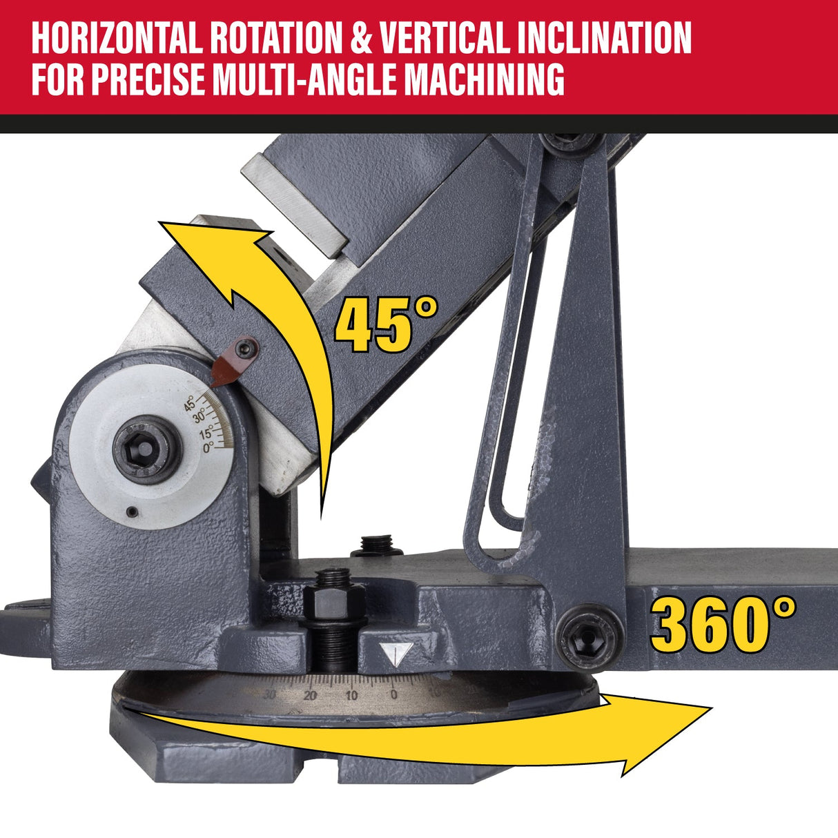 SIP 6" Swivel & Tilt Machine Vice - SIP-01727 - SIP Tools UK - Trade Counter Direct