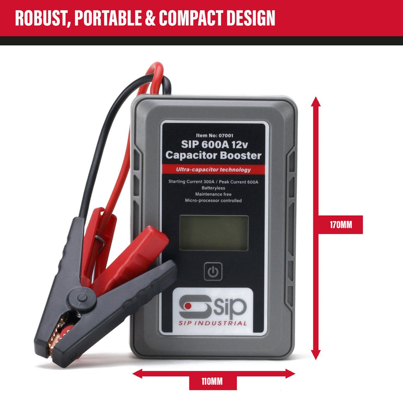 SIP 600A 12v Capacitor Booster - SIP-07001 - SIP Tools UK - Trade Counter Direct
