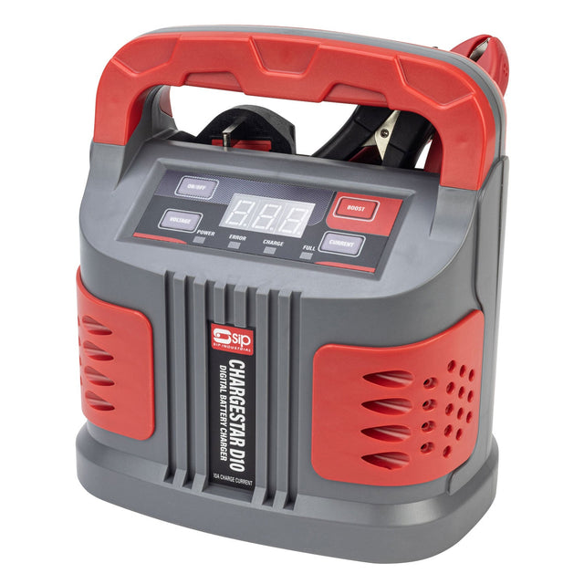 SIP CHARGESTAR D10 Digital Battery Charger - SIP-03502 - SIP Tools UK - Trade Counter Direct