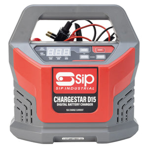 SIP CHARGESTAR D15 Digital Battery Charger - SIP-03506 - SIP Tools UK - Trade Counter Direct