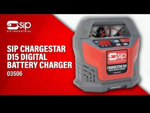 SIP CHARGESTAR D15 Digital Battery Charger - SIP-03506 - SIP Tools UK - Trade Counter Direct