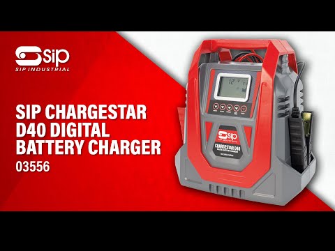 SIP CHARGESTAR D40 Digital Battery Charger - SIP-03556 - SIP Tools UK - Trade Counter Direct