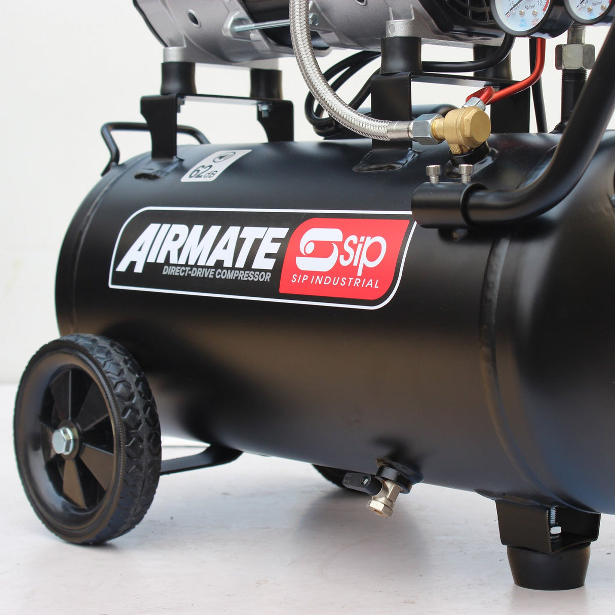 SIP DD 2hp 24ltr Low Noise Oil-Free Direct Drive Compressor - SIP-05478 - SIP Tools UK - Trade Counter Direct