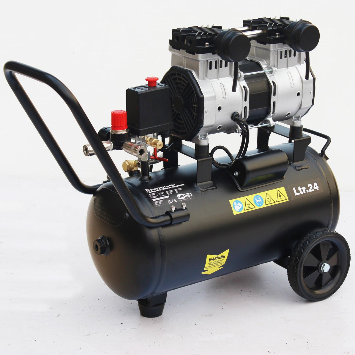 SIP DD 2hp 24ltr Low Noise Oil-Free Direct Drive Compressor - SIP-05478 - SIP Tools UK - Trade Counter Direct