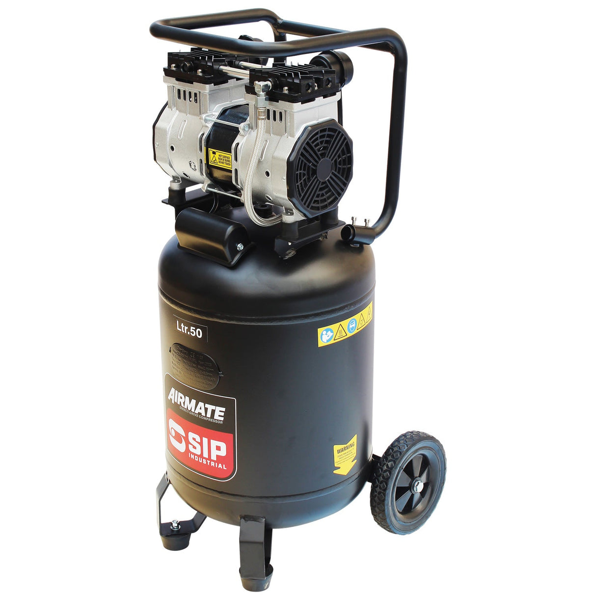 SIP DD 2hp 50ltr Low Noise Oil-Free Vertical Direct Drive Compressor - SIP-05483 - SIP Tools UK - Trade Counter Direct