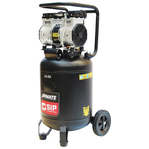 SIP DD 2hp 50ltr Low Noise Oil-Free Vertical Direct Drive Compressor - SIP-05483 - SIP Tools UK - Trade Counter Direct