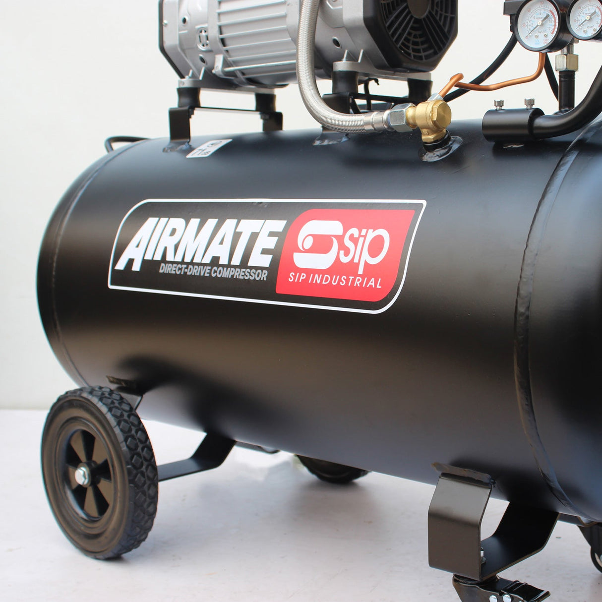 SIP DD 3hp 100ltr Low Noise Oil-Free Direct Drive Compressor - SIP-05481 - SIP Tools UK - Trade Counter Direct