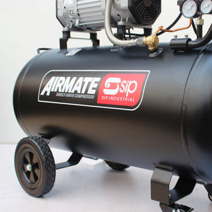 SIP DD 3hp 100ltr Low Noise Oil-Free Direct Drive Compressor - SIP-05481 - SIP Tools UK - Trade Counter Direct