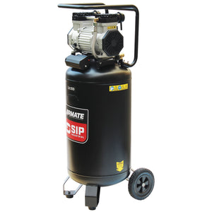 SIP DD 3hp 100ltr Low Noise Oil-Free Vertical Direct Drive Compressor - SIP-05484 - SIP Tools UK - Trade Counter Direct