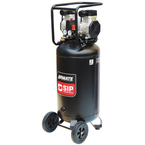 SIP DD 3hp 100ltr Low Noise Oil-Free Vertical Direct Drive Compressor - SIP-05484 - SIP Tools UK - Trade Counter Direct