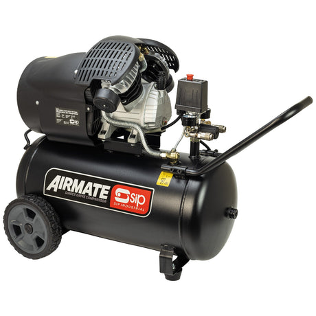 SIP DDVT 3hp 50ltr V-Twin Direct Drive Compressor - SIP-05325 - SIP Tools UK - Trade Counter Direct