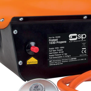 SIP FIREBALL 1030 Propane Space Heater - SIP-09289 - SIP Tools UK - Trade Counter Direct