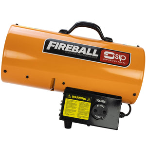 SIP FIREBALL DV85 110v/230v Dual Voltage Propane Space Heater - SIP-09231 - SIP Tools UK - Trade Counter Direct