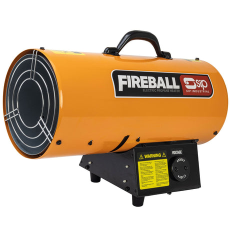 SIP FIREBALL DV85 110v/230v Dual Voltage Propane Space Heater - SIP-09231 - SIP Tools UK - Trade Counter Direct