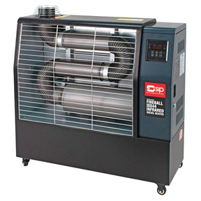 SIP FIREBALL IDX44 Industrial Infrared Diesel Heater with 3pc Flue Kit - SIP-09236A - SIP Tools UK - Trade Counter Direct