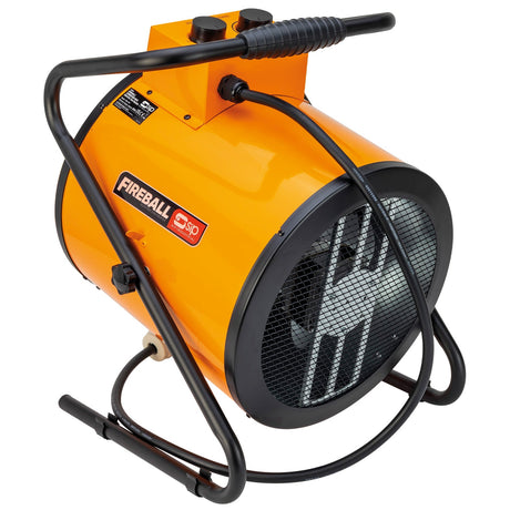 SIP FIREBALL Turbofan 9001 Electric Fan Heater - SIP-09299 - SIP Tools UK - Trade Counter Direct