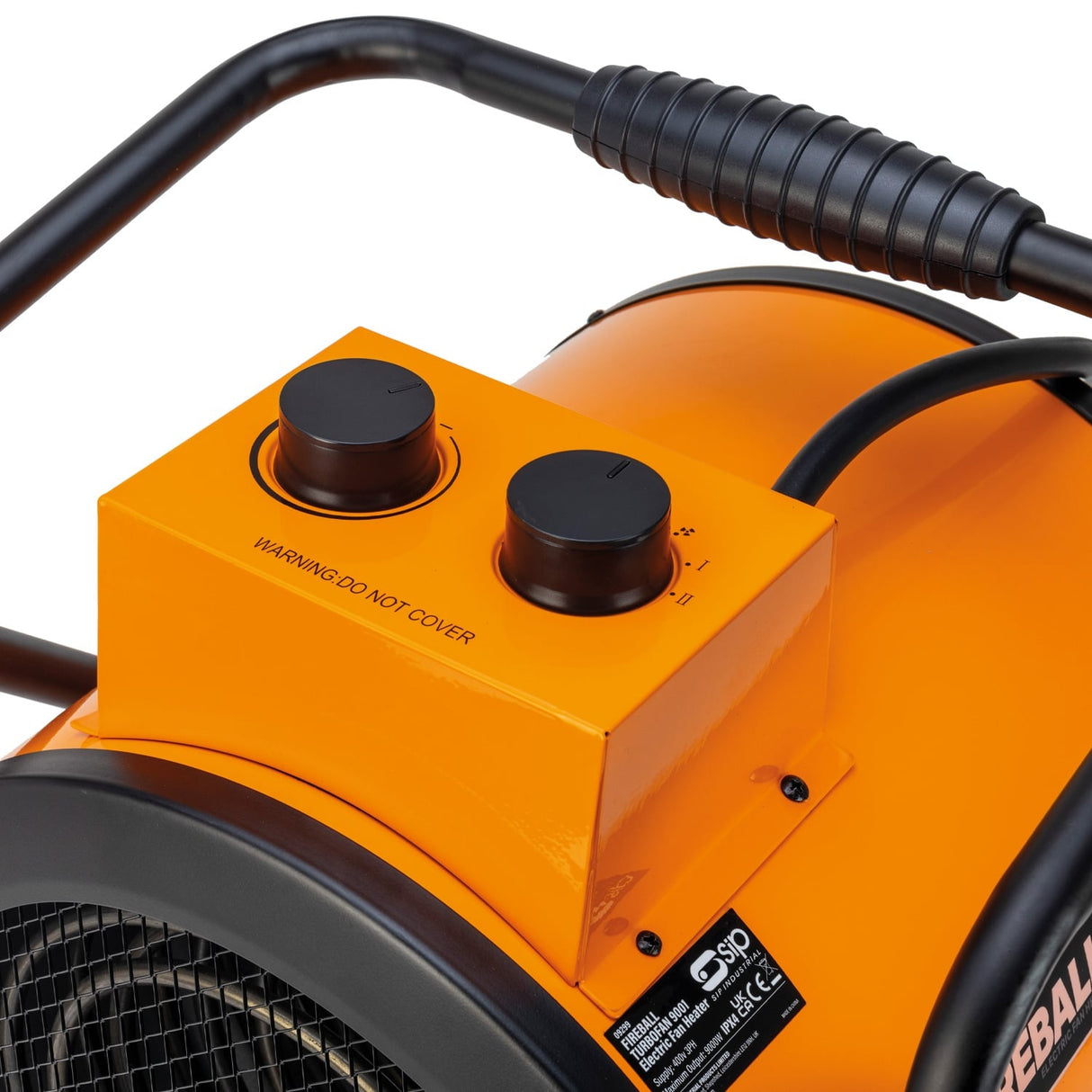 SIP FIREBALL Turbofan 9001 Electric Fan Heater - SIP-09299 - SIP Tools UK - Trade Counter Direct