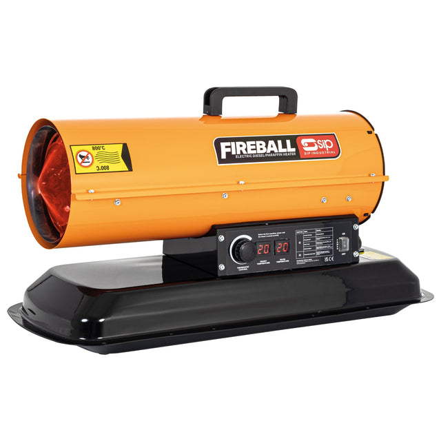 SIP FIREBALL XD75F Diesel/Paraffin Space Heater - SIP-09591 - SIP Tools UK - Trade Counter Direct